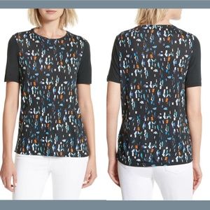 NEW! Ted Baker London Eudon Print Tee Women Top [ Ted Baker SZ 1‎ ]